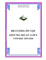 Đề cương ôn tập Học kì 1 Toán 8 năm 2025–2026 trường THCS Ái Mộ (Hà Nội)